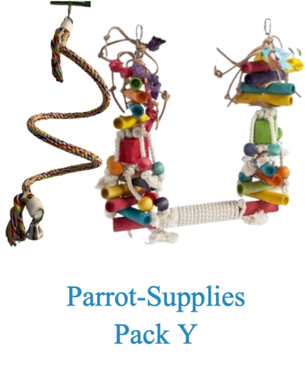 2 X Giant Parrot Toys - Pack Y - RRP £43.98